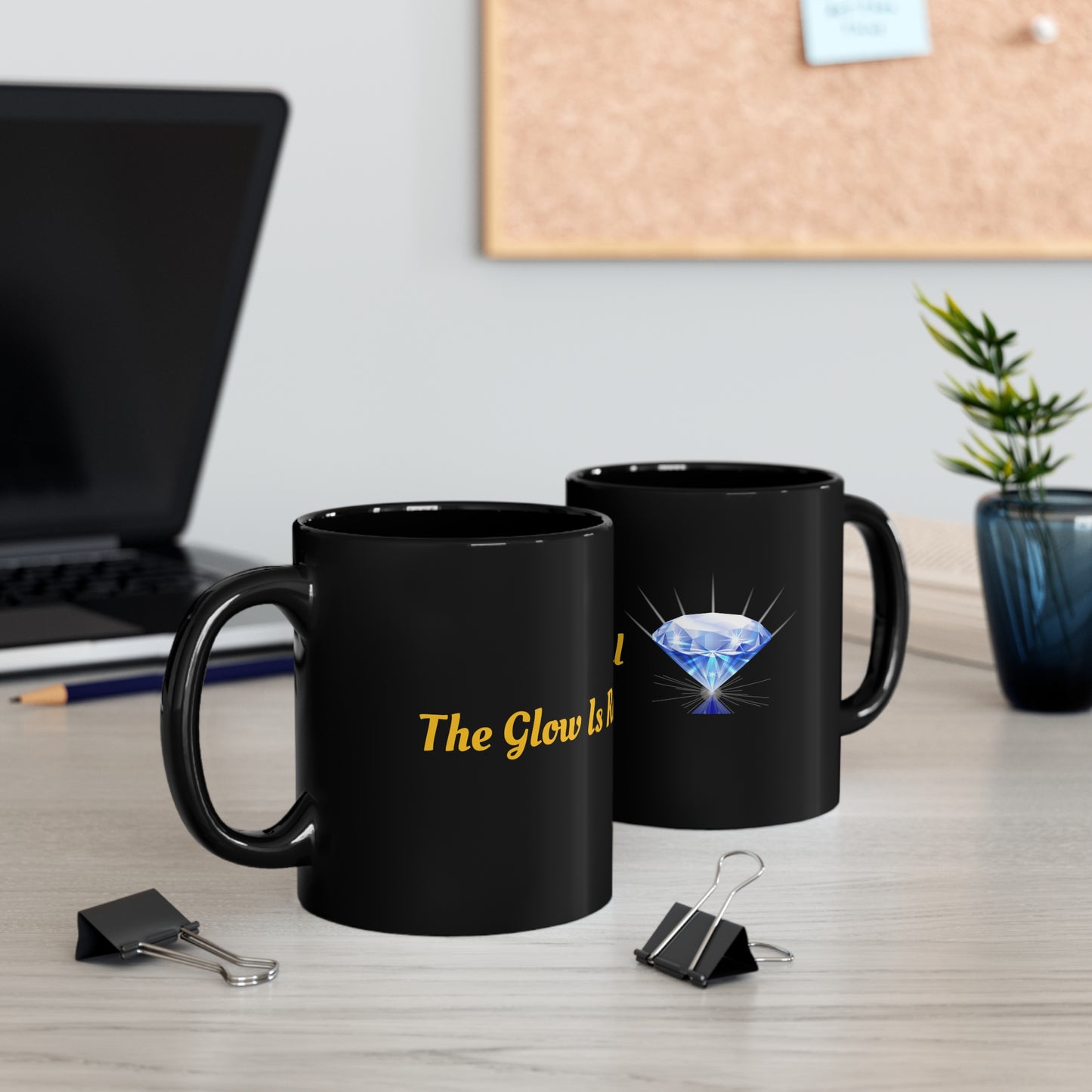 11oz Black Mug