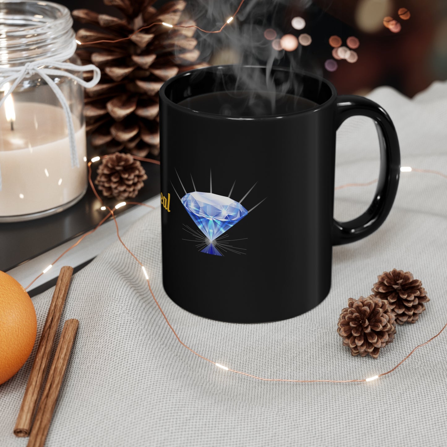 11oz Black Mug
